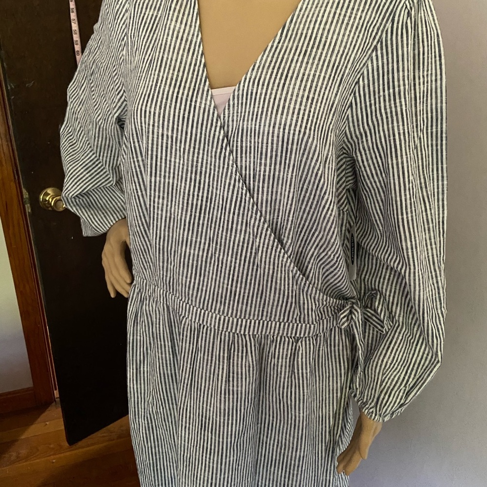 Very nice crossover stripes dress - Picture 2 of 6